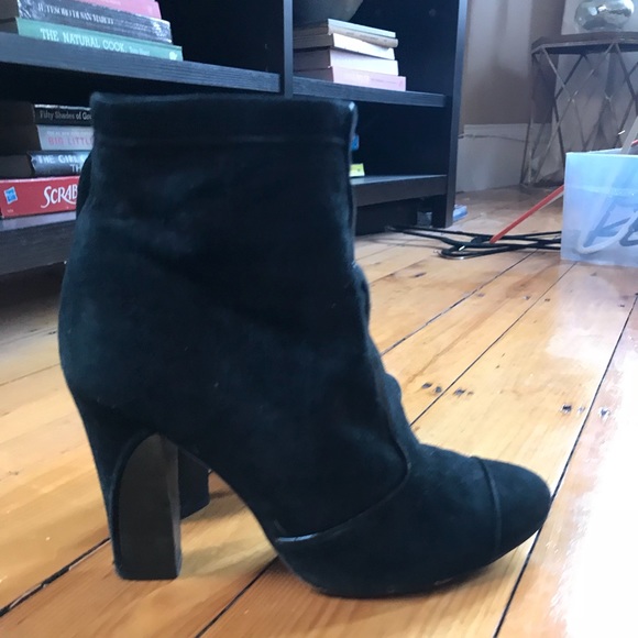 Cole Haan Black suede booties - Picture 2 of 4